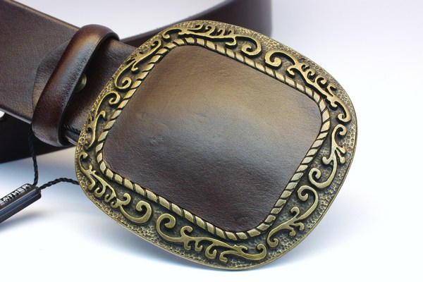 Leather belt - photo #25